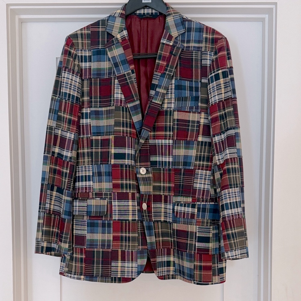Brooks Brothers Colorful Patchwork Blazer